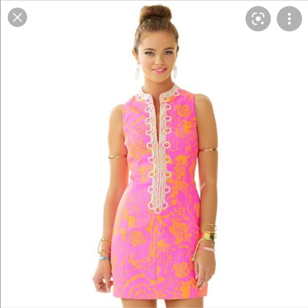 BNWOT Lilly Pulitzer Alexa high neck Shift Dress